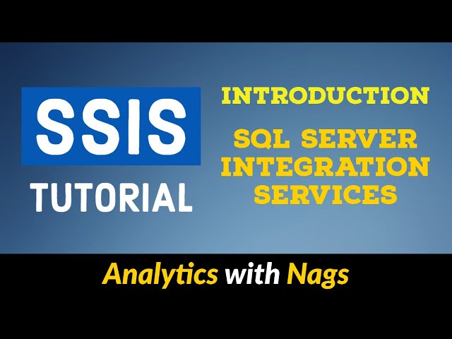 Introduction To Sql Server Integration Services Ssis 60 Off Introduction To Sql Server Integration Services Ssis 60 Off