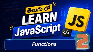 JavaScript Functions Part 2: Parameters & Return Values in Telugu | JS for Automation