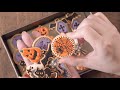 【石粉粘土】ハロウィンアイシングクッキー diy icing cookies from stone powder clay halloween