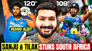 Sanju Samson 109* Tilak Varma 120* Stuns South Africa 😃 | India vs South Africa 4th T20 | Cricket |