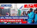 (WATCH) APC, Tinubu Takes Campaign Rally to Rivers State