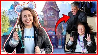 Disney Adventure World EXCLUSIVE Opening ❄️ I Rode FROZEN EVER AFTER with Disney’s CEO! 🤯