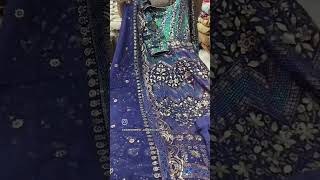 Georgette heavy embroidery fabric