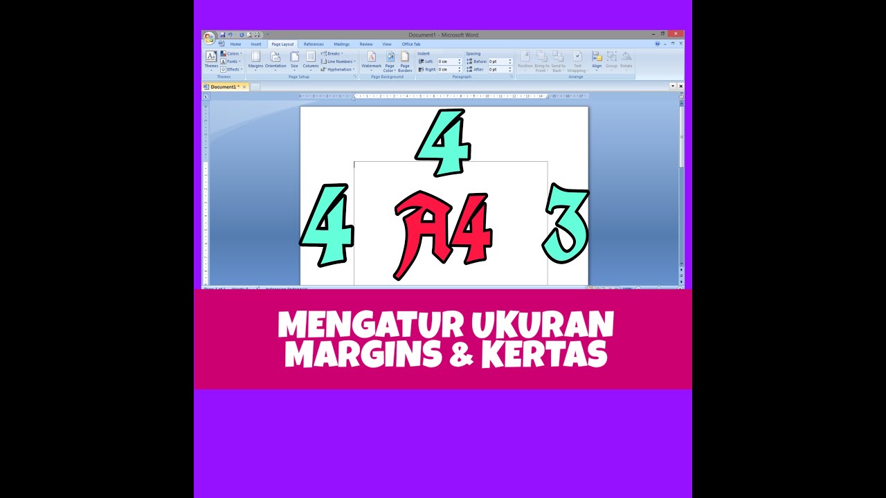 Ukuran Margin Proposal – Tulisan