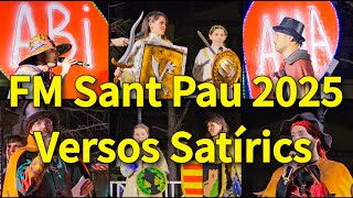 FM Sant Pau 2025, Versos Satírics