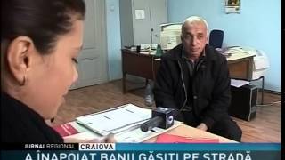 A înapoiat banii găsiţi pe stradă