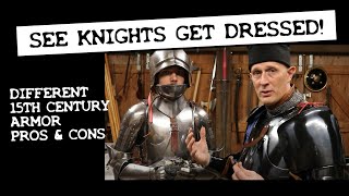 How Medieval KNIGHTS Got DRESSED! Two Different Armors Contrasted