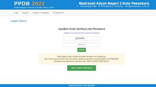 Tutorial Pendaftaran PPDB MAN 2 Kota Pekanbaru