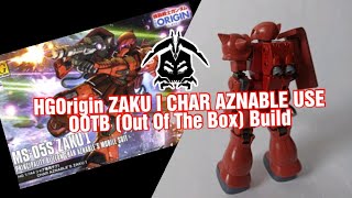 gunpla review ZAKU I char Aznable use #SeigZeon #Gunpla #Gundam #Zaku