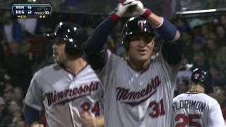 MIN@BOS: Arcia crushes a two-run homer to right field