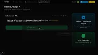 Export code your Webflow projects for free