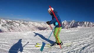 Výuková lyžařská video analýza - ukázka