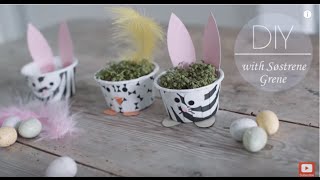 Bunny-shaped forms to grow cress by Søstrene Grene - diy