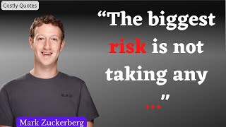 Top 19 Inspiring Power Quotes for Success | MARK ZUCKERBERG | Quotes in English | Wisdom Quotes