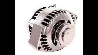 Mechman 7127170C 170 Am Racing Alternator - 63-85 GM - Chrome