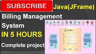 Billing Management System in java (JFrame, Netbeans, Mysql) Complete Project (step by step)