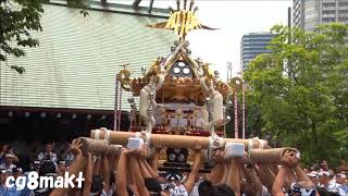 平成30年 佃 住吉神社例祭 本社神輿宮出し