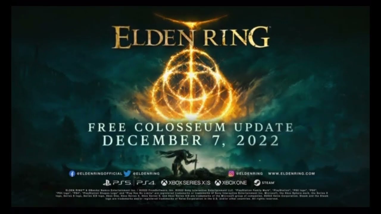 NEW Elden Ring DLC Trailer FREE Colosseum Update TOMORROW - YouTube