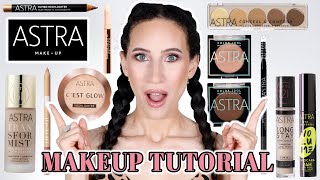 Full Face con i Prodotti di Astra | Test \u0026 Makeup Tutorial