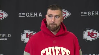 Travis Kelce speaks to reporters about his future, 2025 season after loss to Denver