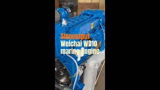 Sinooutput brand new Weichai WD10 series  marine diesel engine. 300hp 2100rpm