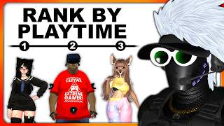 Ranking These Players by Hours Spent in VRChat (Ft. BigBoy)