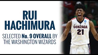 Wizards select Rui Hachimura No. 9 overall
