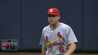 Bourjos saves a run with a great catch