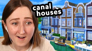 building amsterdam canal houses in the sims pt. 2 (Streamed 6/21/24)