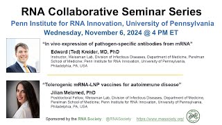 RNA Collaborative Seminar: Penn Institute for RNA Innovation (UPenn), Nov 6th