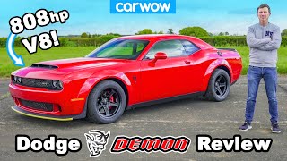 Dodge Demon review - 0-60mph, 1/4-mile, brake & DRIFT test!