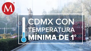 ¡El invierno llega a la CdMx! PC pronostica bajas temperaturas entre 1 y 6 grados para el lunes