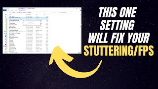 Eliminate FPS Stutters with this ONE SETTING on Windows 10/11