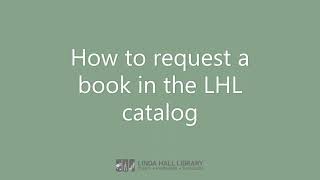 How to request a book