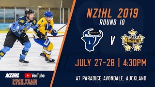 NZIHL 2019 | Round 10: Skycity Stampede v West Auckland Admirals  - July 28