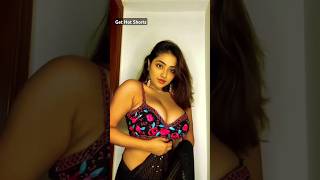 Hot desi indian girl showing big boobs and cleavage in sexy saree #hotreels #viralreels #hotshorts