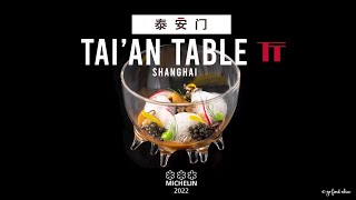 Tai'an Table 泰安门 | Michelin 3 Star Restaurant in Shanghai, China