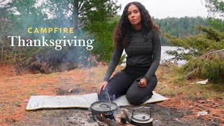 Campfire Thanksgiving + Solo Island Camp | Michigan