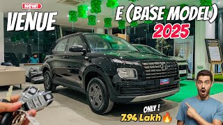 Hyundai Venue E 2025 ❤️ | Hyundai Venue Base Model | Hyundai Venue 2025 New Model | Detailed Review