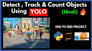 Detect , Track & Count Objects using YOLOv8 | Object Detection | OpenCV | Python