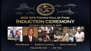 Live Recording of the 22nd Annual IGFA Fishing Hall of Fame induction