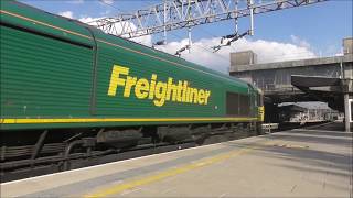 Freight Trains at Stafford 19th July 2018