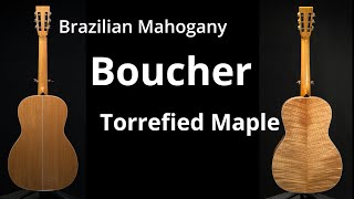 Torrefied Maple vs Brazilian Mahogany | Boucher 000 Acoustic Guitar | GR-HG-166-T \u0026 HG-46