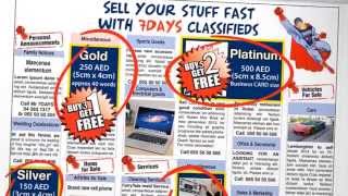 UAE Classifieds from 7DAYS - How to sell your stuff fast!