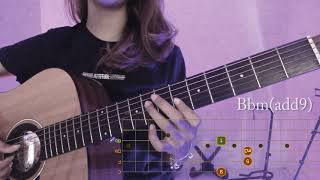 Dhruv - Double take (Guitar chord tutorial)