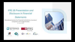 IFRS 18 Educational Session for Financial Institutions, Insurance and Conglomerates - 11 June 2024