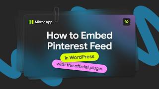 How to Add a Pinterest Widget to WordPress Using Shortcode | Guide