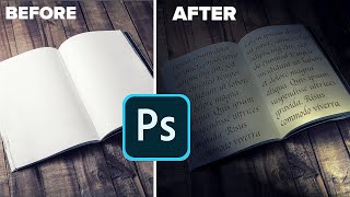 Day to night in Photoshop - Super realism with gobos and lighting effects.