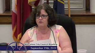 September 19, 2019 Regular City Council Meeting