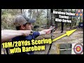 Scoring at 18m/20Yds with my Barebow | Barebow Indoor Tuning Mini-Series